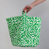 Green Golf Course Quilted Storage Basket