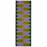 Ladder Flatweave Runner Rug - Green and Purple