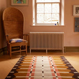 Corbie Flatweave Rug - Taupe Brown