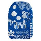 Blue Festival Hot Water Bottle Cover