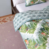 Manali Flatweave Rug - Stone and Terracotta