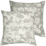 Greige Tortoise Woven Cushion Cover