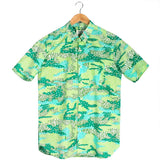 Green Big Cat Camo Shirt - XL