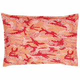 Orange Big Cat Camo Duvet Cover Set
