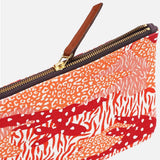 Orange Big Cat Camo Pouch