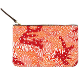 Orange Big Cat Camo Pouch