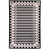 Darjeeling Flatweave Rug - Black