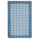 Evil Eye Flatweave Rug - Blue