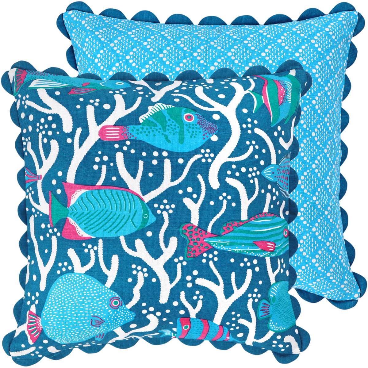 Blue Ocean Reef Cushion Cover – Safomasi