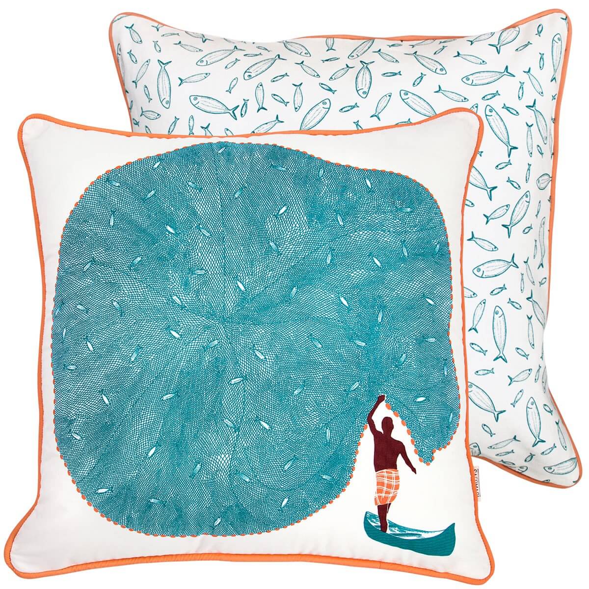 Catch of the Day Cushion Cover Safomasi