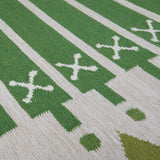 Darjeeling Flatweave Rug - Green