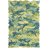 Big Cat Camo Hand Tufted Rug - Green