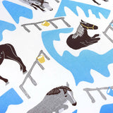 Horse Ranch Cushion Cover