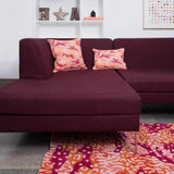 Big Cat Camo Hand Tufted Rug - Orange