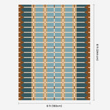 Corbie Flatweave Rug - Blue Ochre