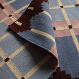 Corbie Flatweave Rug - Pigeon Blue