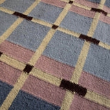 Corbie Flatweave Rug - Pigeon Blue