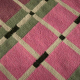 Corbie Flatweave Rug - Pink Azalea