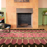 Corbie Flatweave Rug - Pink Azalea