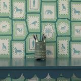 Folk Tales Wallpaper - Pistachio