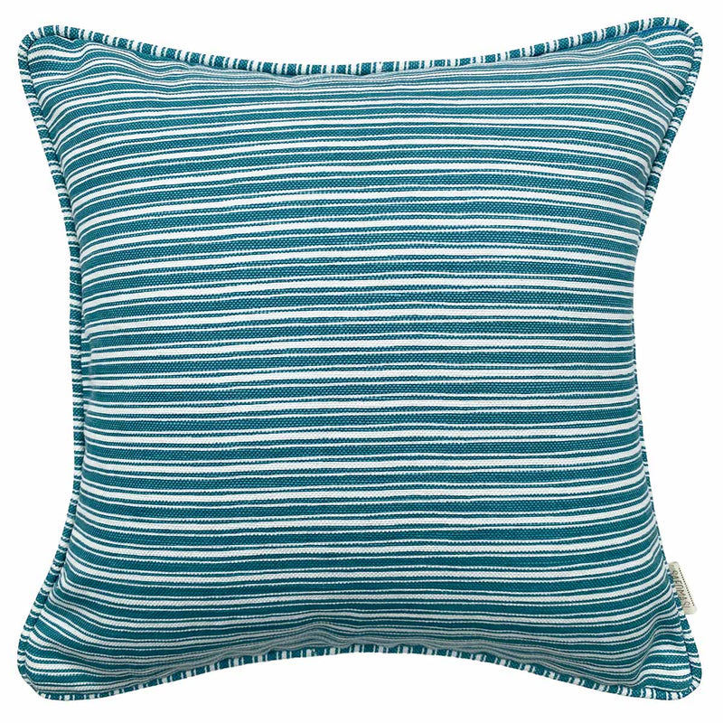 Blue Ticking Stripe Cushion Cover - Sample