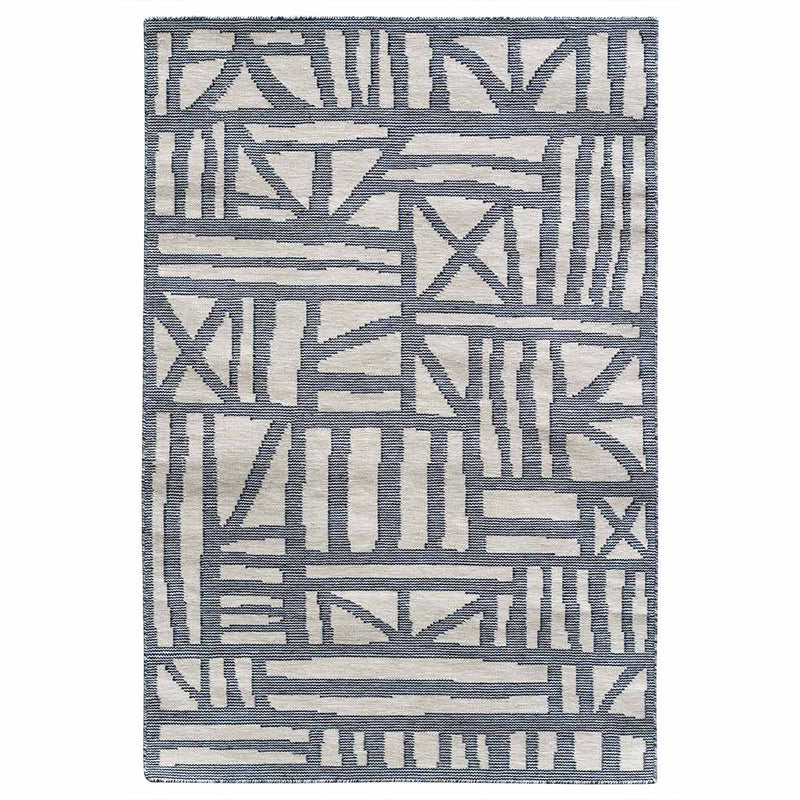 Tudor Flatweave Rug - Indigo Blue