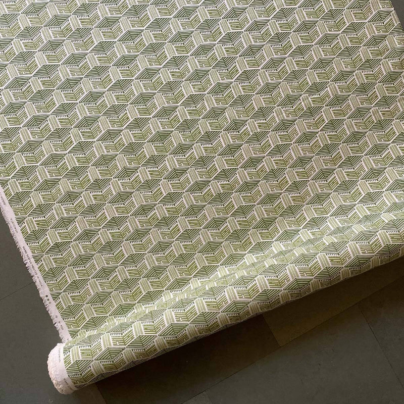 Green Kullu House Fabric