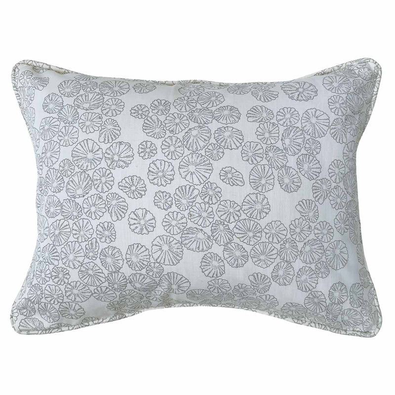 Light Grey Limpet Cushion Cover - Sample