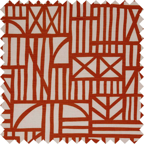 Rust Tudor Fabric