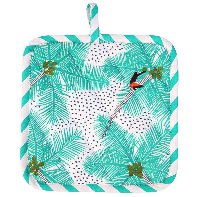 Coconut Palm Pickers Pot Holder