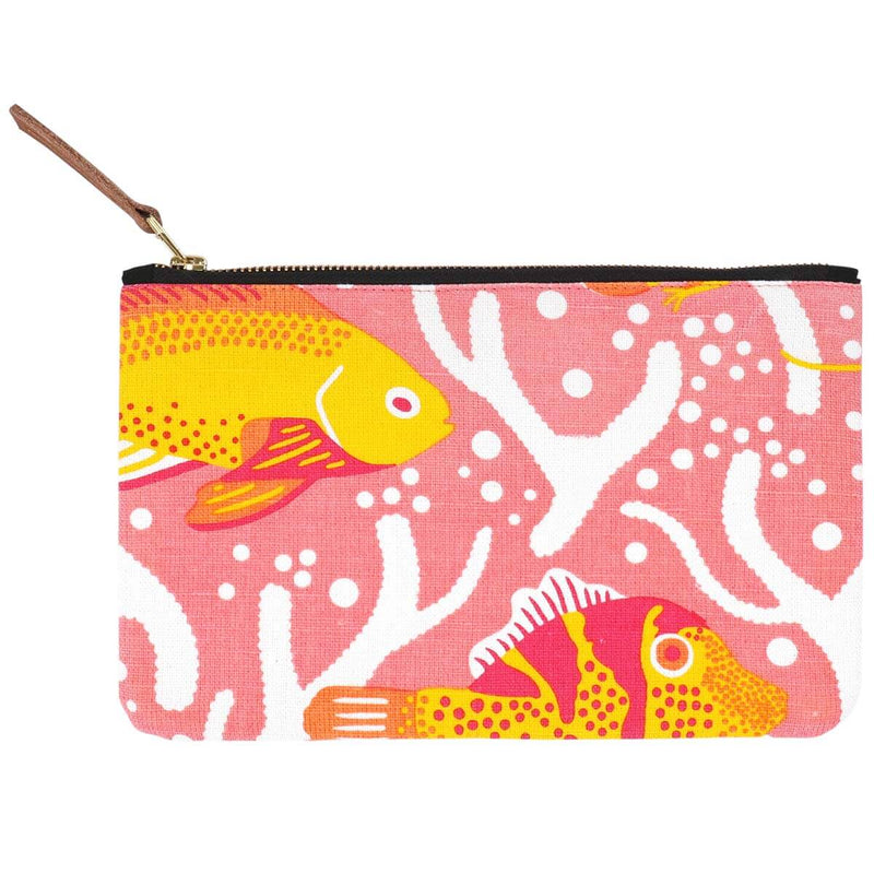 Pink Coral Reef Pouch