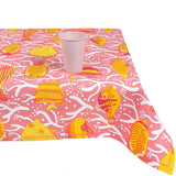 Pink Coral Reef Table Cloth