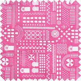 Pink Stone Symbol Fabric