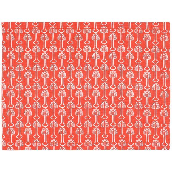 Red Hibiscus Placemats - Set of 2
