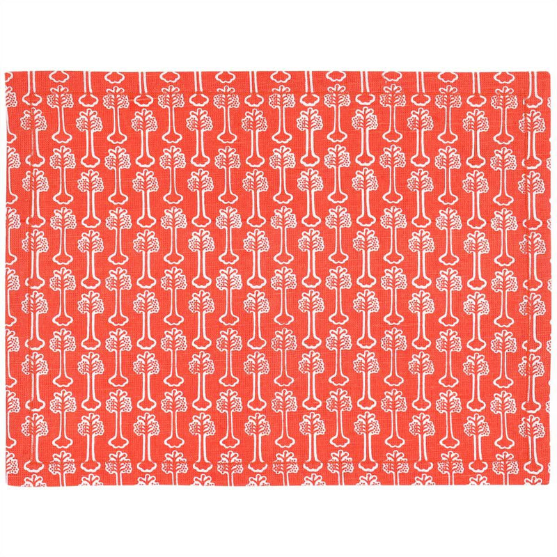 Red Hibiscus Placemats - Set of 2
