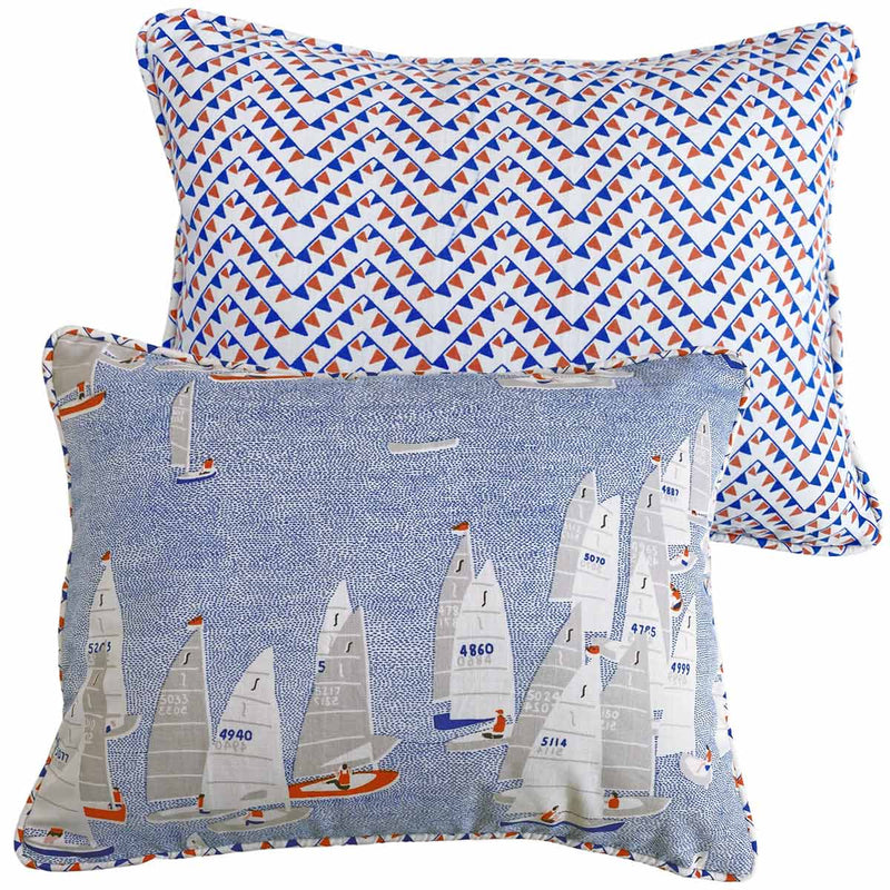 Small Regatta Cushion Cover - Seconds