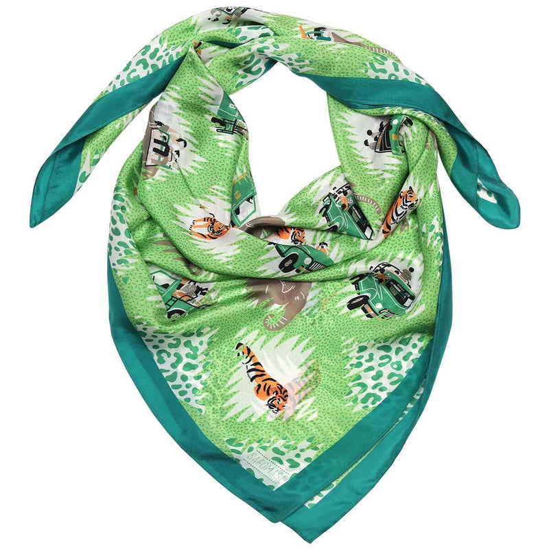 Tiger Safari Silk Scarf – Safomasi