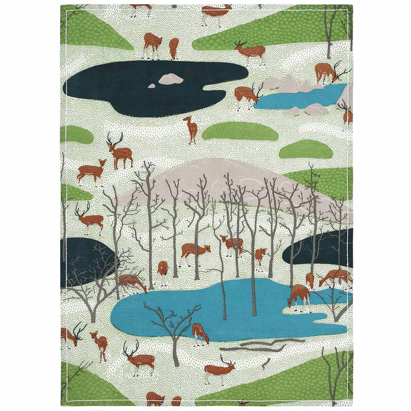 Spotted Deer Tea Towel Set