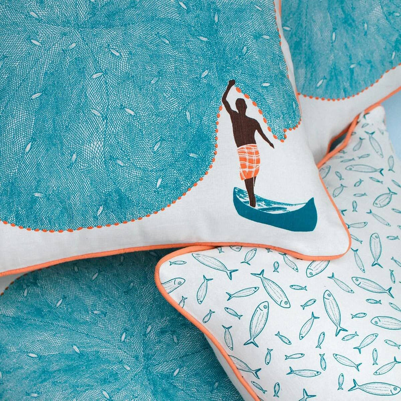 Catch of the Day Cushion Cover - Seconds