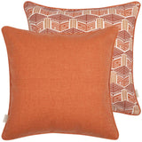 Orange Kullu House Cushion Cover