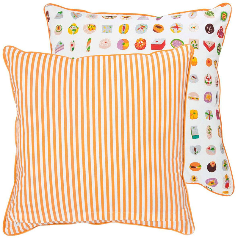 Orange Mithai Cushion Cover