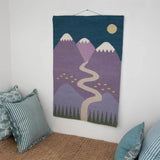 Mountain Journey Woven Wall Hanging - Sample