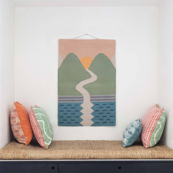 River Journey Woven Wall Hanging