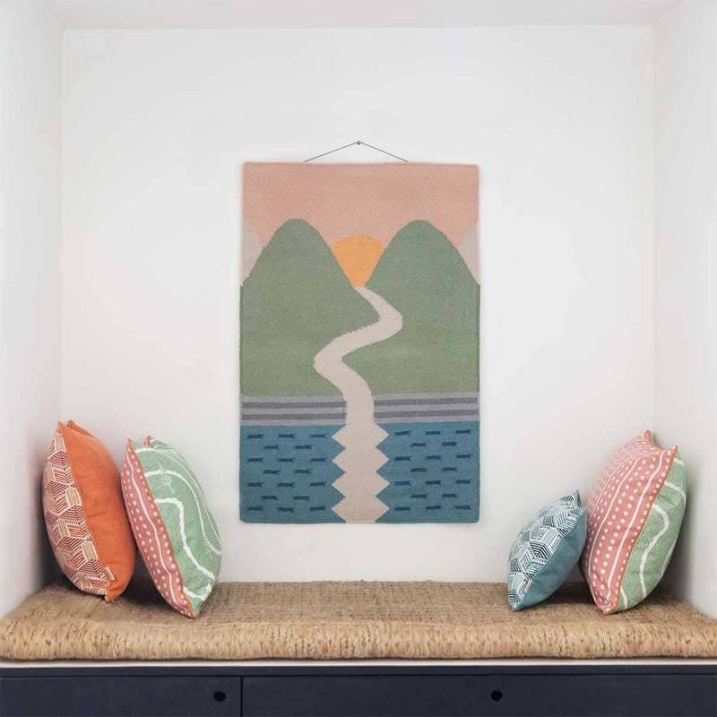 River Journey Woven Wall Hanging - Sample