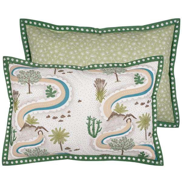 Winding Roads Quilted Cushion Cover